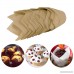 50Pcs Tulip Style Baking Cups Cupcake Muffin Paper Liners Wrappers for Weddings Birthdays Baby Showers Gold One Size - B07D3S741C